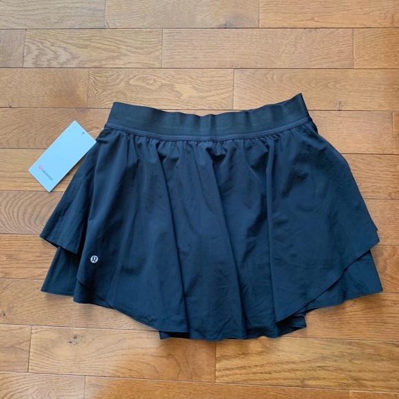 🎁Tall Lululemon High Rise Court Rival Skirt-Black - Picture 5 of 16